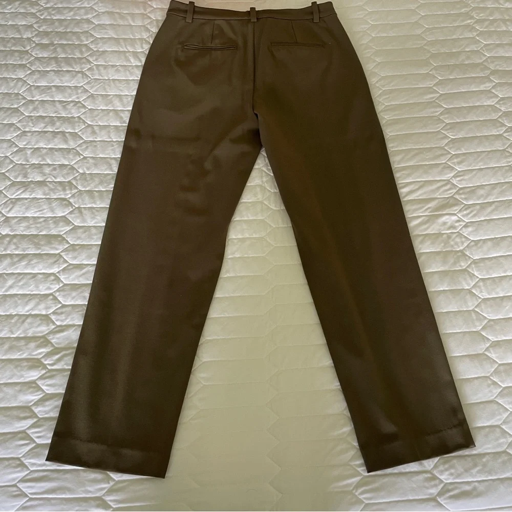 Madewell Fairbanks Pant Dark Olive Size 8​ - Picture 5 of 13
